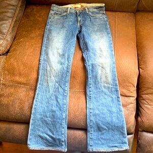 Flared jeans from brand (Paige) great condition and low rise and comfortable.
